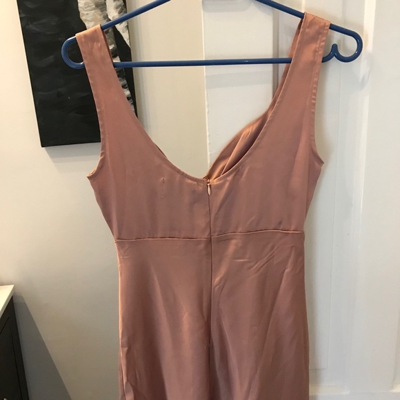 Silky slip dress with cutout detailing - Picture 3 of 4